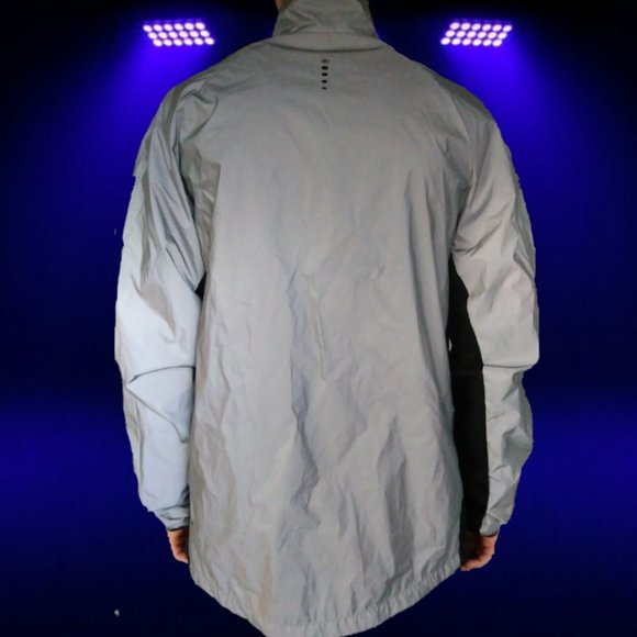 OGIO L REFLECTIVE ATHLETIC JACKET Mens 3M Scotchlite jog run exercise - Picture 5 of 15